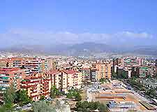 Skyline view showing hotels in Granada