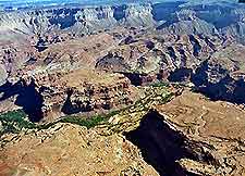 Photograph taken over the Grand Canyon