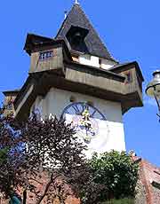 Close-up photograph of the famous Clock Tower