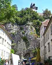 Picture showing the Grazer Schlossberg staircase