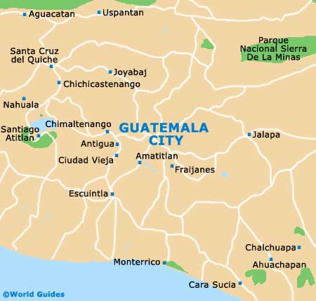 Small Guatemala City Map