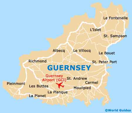 Small Guernsey Map