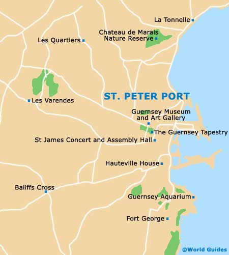 St. Peter Port map