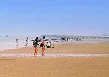 Picture showing Beihai's sandy beachfront