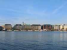 View of Alster Lake (Binnenalster)