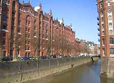 View of the Speicherstadt