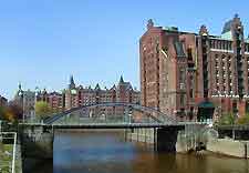 Picture showing the Speicherstadt