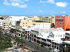 Photo of shops along Front Street