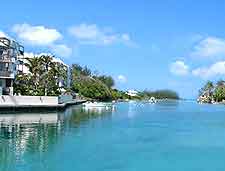 Waterfront view of Flatts Village, Smith's Parish
