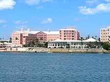 Picture of the waterfront Fairmont Hamilton Princess, Bermuda Resort Hotel
