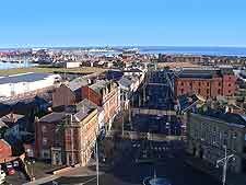 Aerial view of the townscape