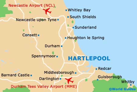 Small Hartlepool Map