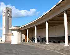 View of the coastal bus station at Seaton Carew