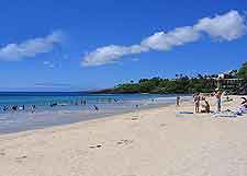 Image showing Hawaii Big Island's Hapuna Beach State Park