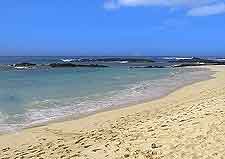 Photograph of West Hawaii's Makalawena Beach