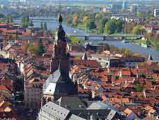 View over Heidelberg's Old Town (Altstadt)