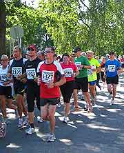 Photo of the annual summer marathon in August