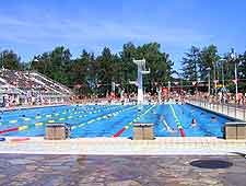 View of Helsinki's Uimastadion swimming stadium complex