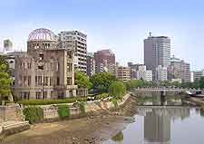 Picture of the A-Bomb Dome and the Ota River