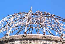 Close-up picture showing the detail of the A-Bomb Dome