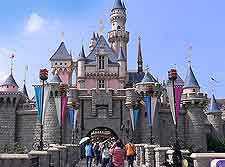 Disneyland picture, showing the famous castle