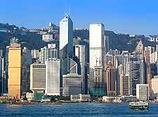 Hong Kong city scene photo