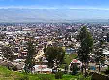 Panoramic photo of the cityscape