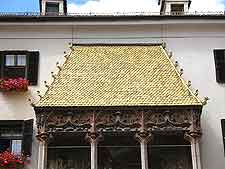 Close-up photo of the Golden Roof