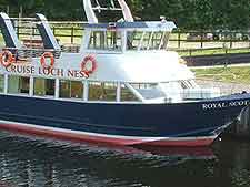 Further picture of boat on the River Ness