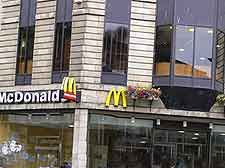Fast-food outlet in the city