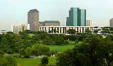 Picture of Irving viewed from golf course
