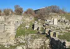 Photo showing the remains of ancient Troy (Truva / Troya)