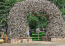 Image of famous antler arch