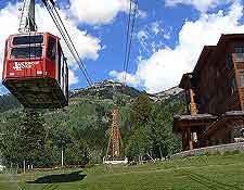 Close-up photo of the Mountain Resort's gondola