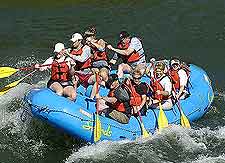 White-water rafting photo