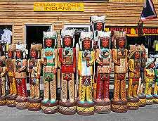 image showing locally made statues and souvenirs
