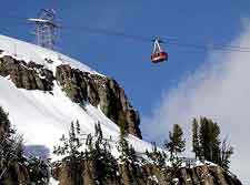 View of nearby ski resort