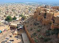 View of the city's famous fortress