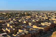 Aerial city picture, taken from the Maharawal Palace