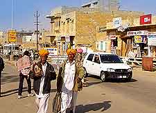 Picture of central road and traffic