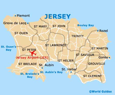 Small Jersey Map