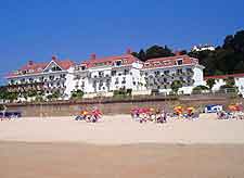 Picture of beachfront hotel in St. Brelade's Bay