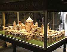 Image of model exhibit at the Umaid Bhawan Palace and Museum