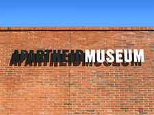 Photo of the Apartheid Museum signpost