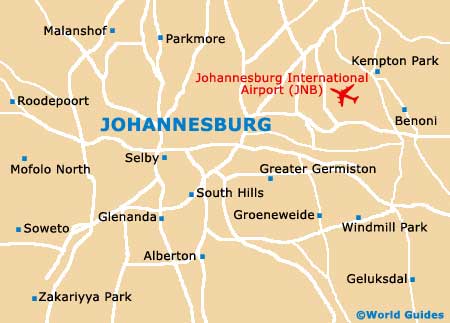 Map Johannesburg