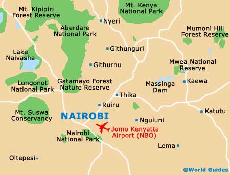 Nairobi map