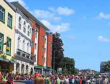 Photo of festival crowds in the town centre