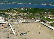 Airport runway view