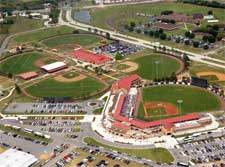 Aerial view of the Osceola County Stadium, taken by Jtesla16