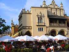 Picture showing cafes on the Market Square